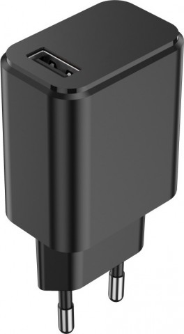 Tinklo įkroviklis 220V USB + USB C 3A 1m Setty juodas (black) 